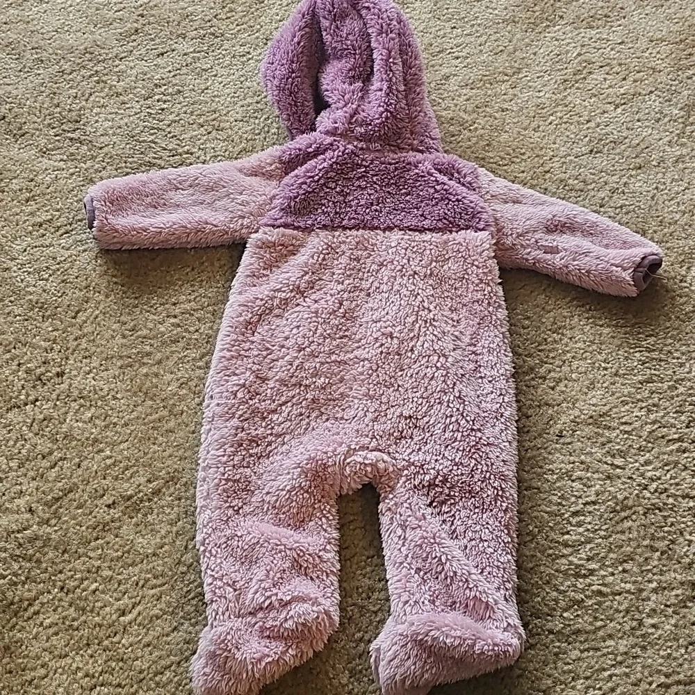 Eddie Bauer Fleece Onesie Lavender 0 3 Months
